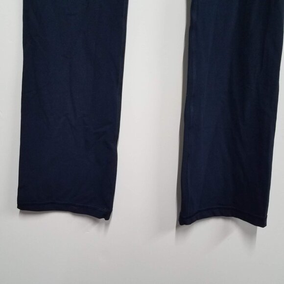 Athleta Elation Straight Leg Pants Blue Womens Large Petite L/P Stretch Athletic - Picture 2 of 6